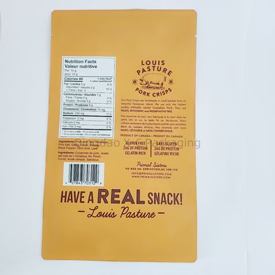خرید مواد غذایی درجه ایستاده کیسه سفارشی بسته ضد آب ZipLock مربع پایین online manufacture