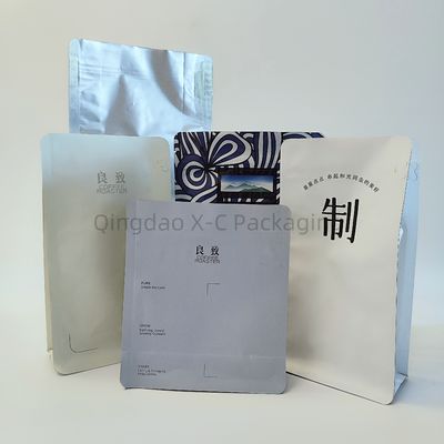 بسته بندی شده قابل استفاده مجدد 8 طرف بسته بندی برای ذخیره سازی قهوه مواد غذایی BRC تایید شده