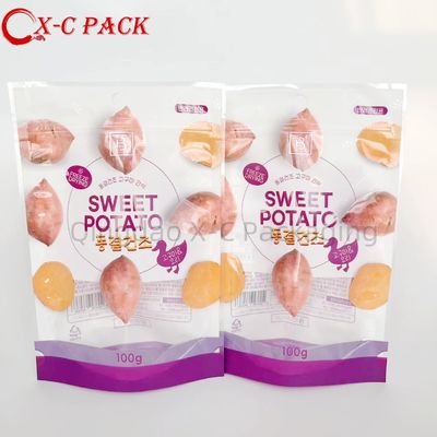 سفارشی 500PCS 1000PCS کم MOQ Zipper Lock بسته بندی مواد غذایی سفارشی چاپ دیجیتال بسته بندی کیف ایستاده